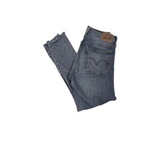 Levi's Women's Jeans Size 28 Wedgie Skinny Button Fly Distressed Raw Hem Denim